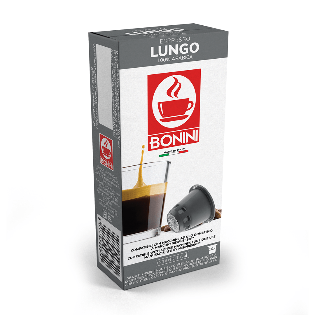 montage bjærgning ildsted Bonini Lungo (10 stk) Nespresso Kapsler