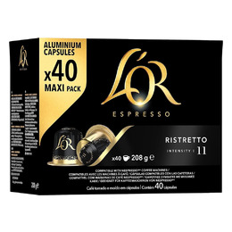 L´OR ristretto 40 pack til nespresso