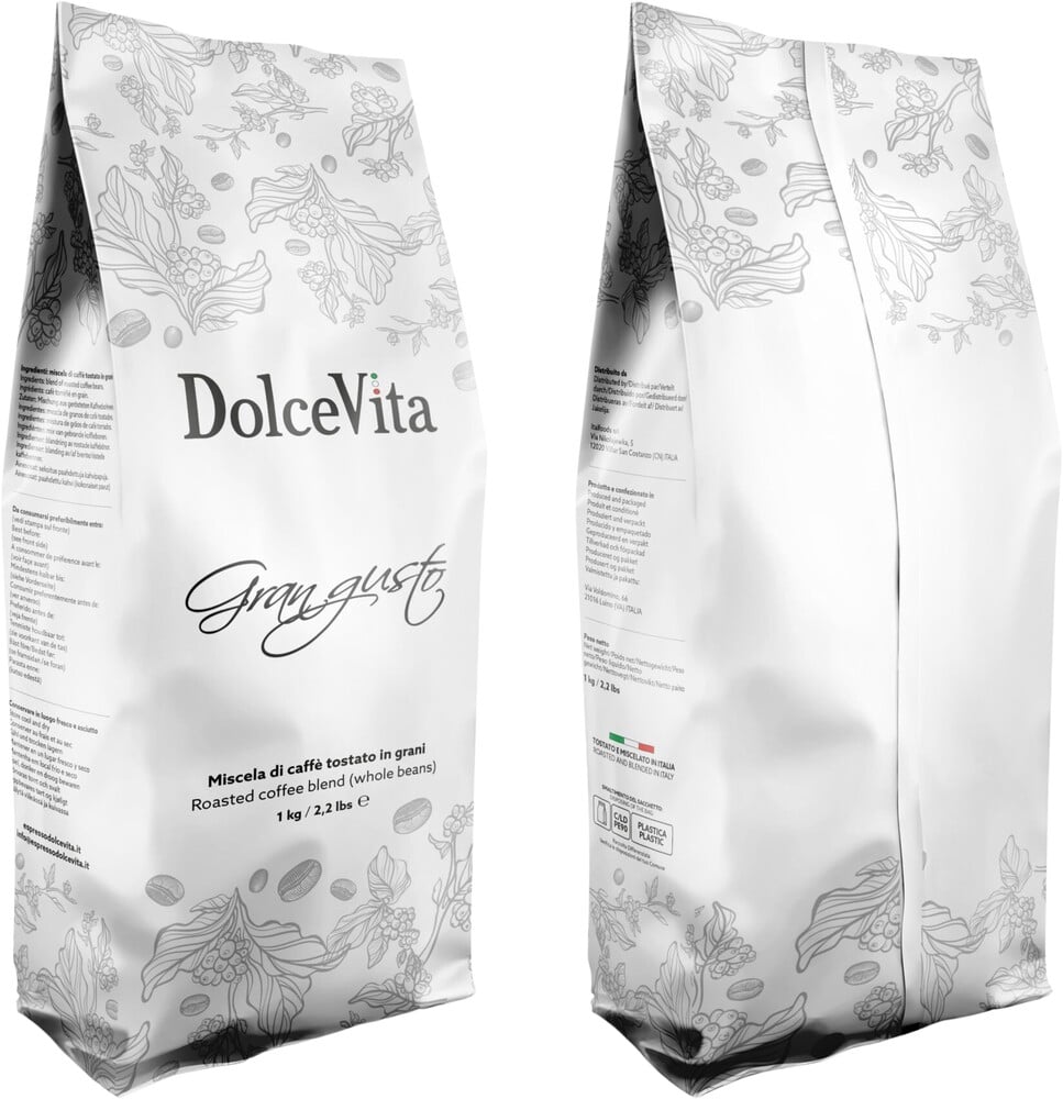 Gran gusto 2 Kaffebønner Dolce Vita
